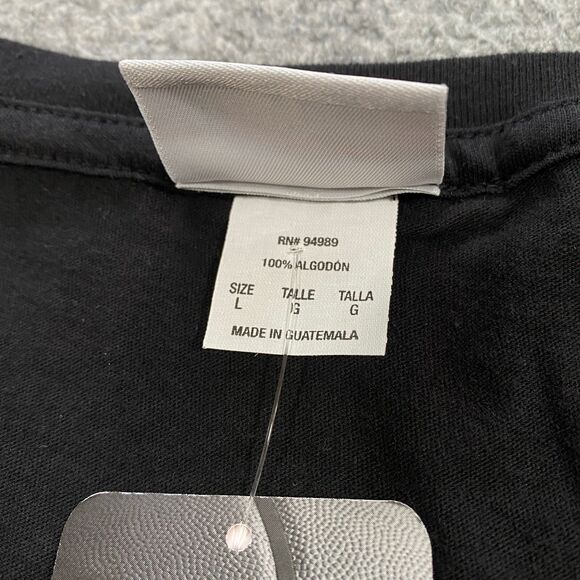 Boston Celtics Glitter Logo V-Neck Shirt Womens Large Black NBA Basketball NWT - Picture 13 of 16